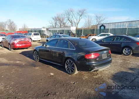 2012 Audi S4 3.0 Premium Plus z USA, uszkodzony, nr VIN WAUBGAFL6CA101230